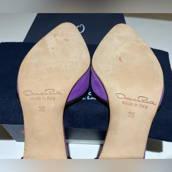 Oscar de la Renta ‘Brendita’ Suede Heels Size 5 main image 6